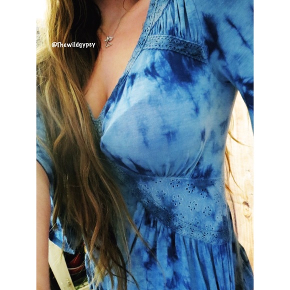 Tie dye ruffled babydoll top 🌿 - Picture 5 of 5